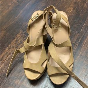 Tan Wedges - Women’s size 7.5